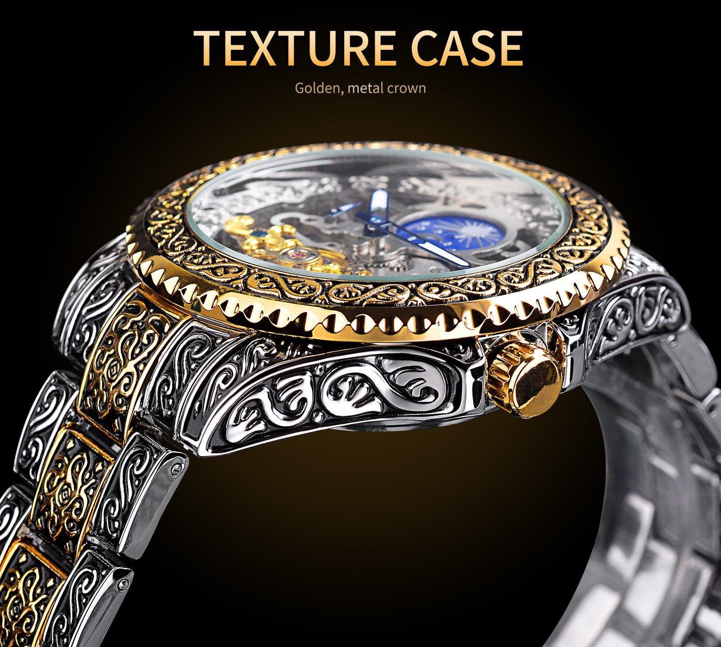 Zychron™ Sovereign Tourbillon Carved Skeleton Watch (Limited Edition) - Astoxia Official