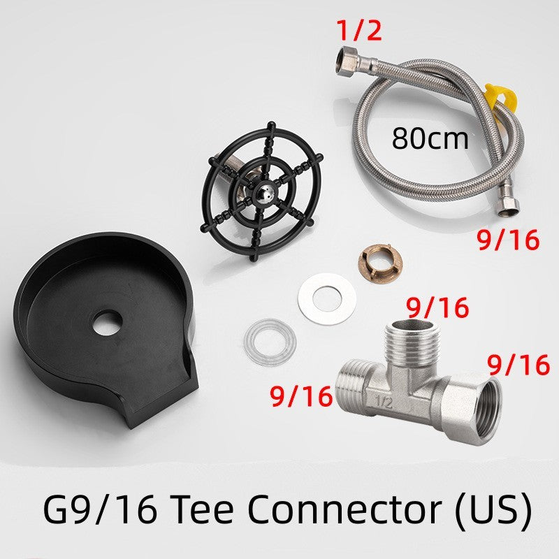 Bar Counter Cup Washer Sink High-pressure Spray Automatic Faucet Coffee Pitcher Wash Cup Tool Kitchen - Astoxia Official