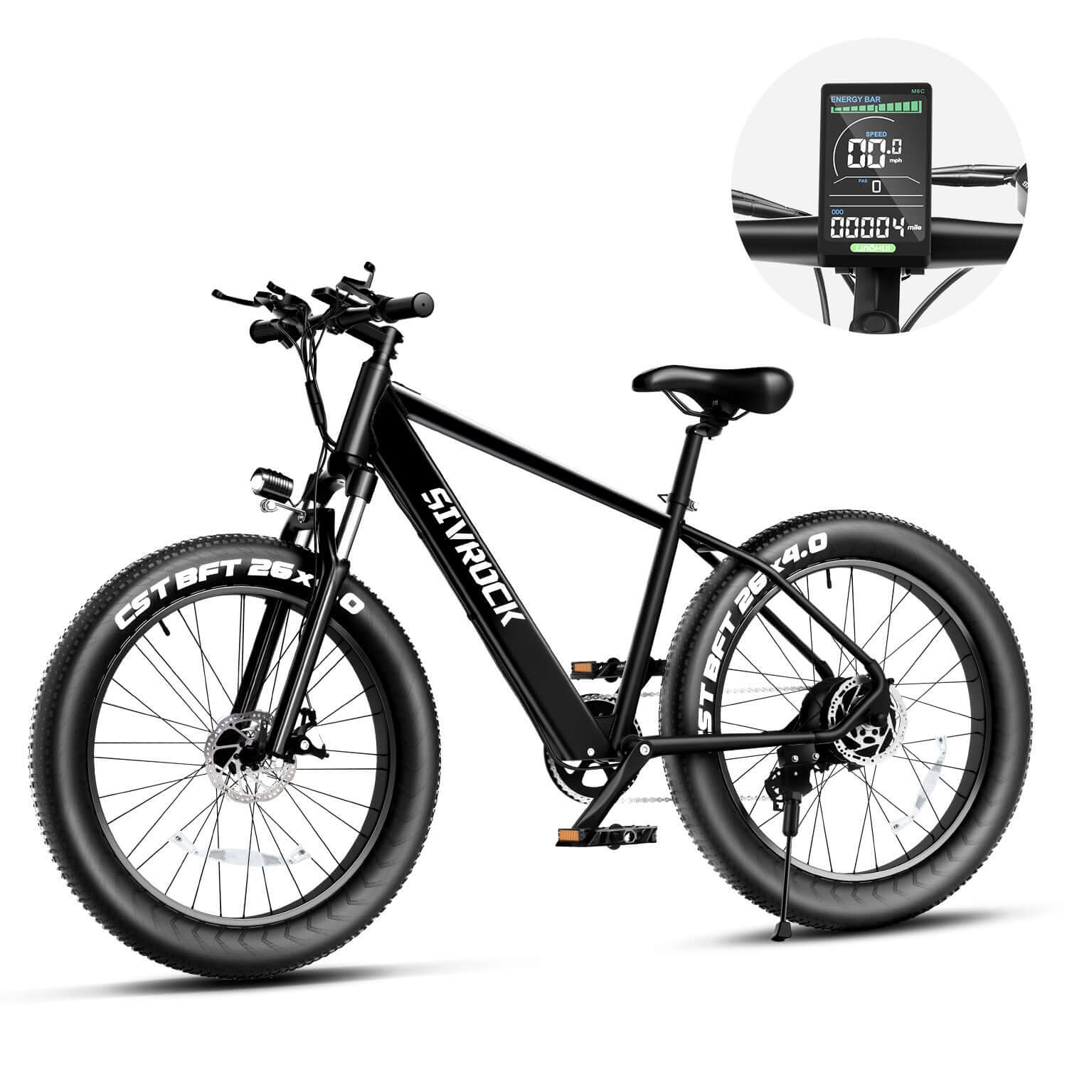 Professional Electric Bike For Adults, 26 X 4.0 Inches Fat Tire Electric Mountain Bicycle, 1000W Motor 48V 15Ah Ebike For Trail Riding, Excursion And Commute, UL And GCC Certified - Astoxia Official
