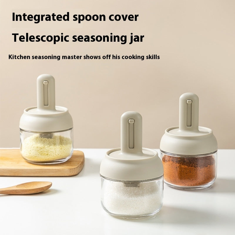 Telescopic Seasoning Glass Kitchen Spice Jar - Astoxia Official