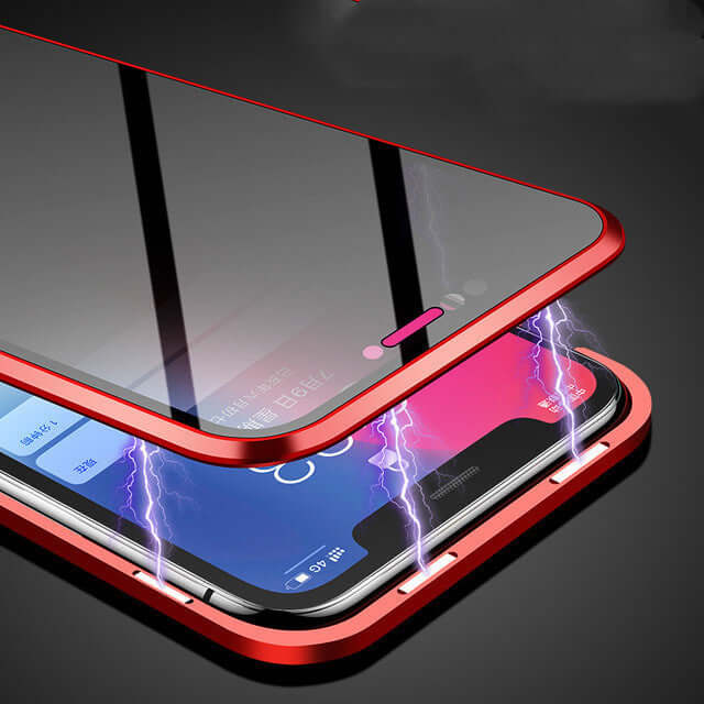 Phone Case Anti-peep Magnetic Protective Shell Magnetic Privacy Glass Case For Phone - Astoxia Official
