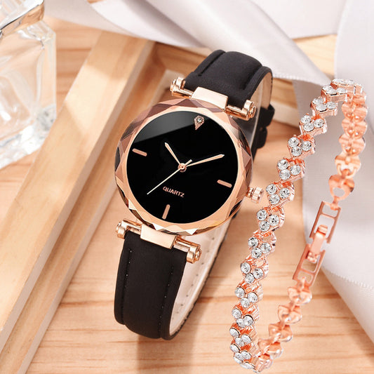 Zychron NovaSet – Women's Minimalist Watch & Bracelet Combo (Gift item Special Sale) - Astoxia Official