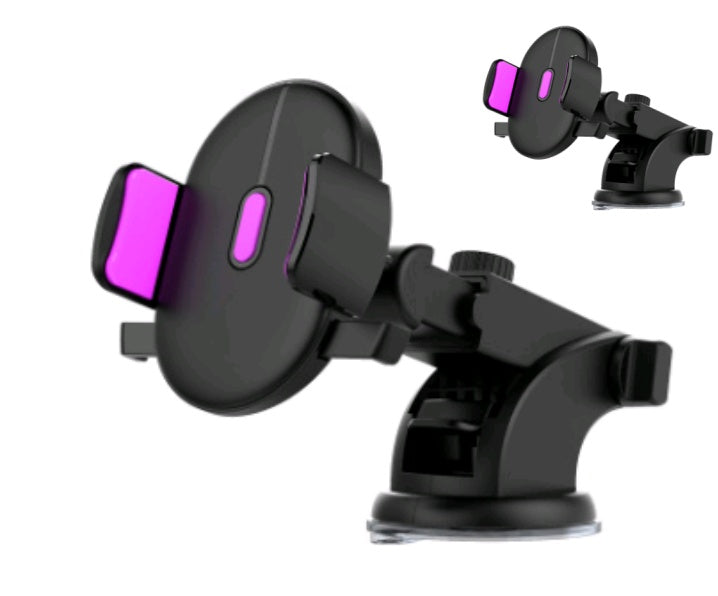 Car Phone Holder Long Rod Telescopic Car Dashboard Suction Cup Type - Astoxia Official