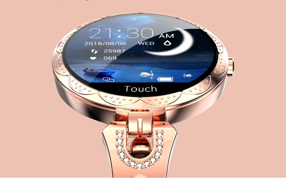 Fashion Women's Smart Watch Waterproof Wearable Device Heart Rate Monitor Sports Smartwatch for Women Ladies - Astoxia Official