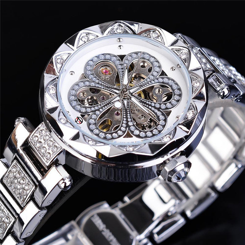 Zychron™ Celestia Rose Gold Women's Automatic Luxury Watch - Astoxia Official