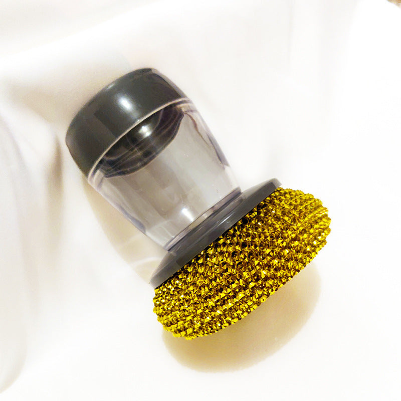 Kitchen Soap Dispensing Palm Brush Cleaner Push-type Brush Kitchen Detergent Tools - Astoxia Official