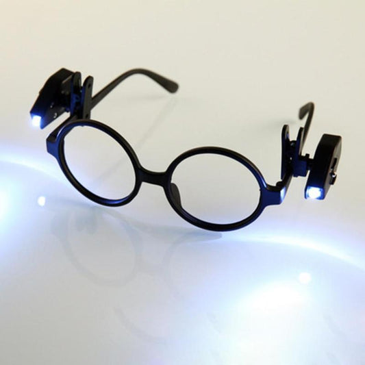 ClipLite™ Mini LED Glasses Flashlight – Adjustable Eyeglass Clip-On Light - Astoxia Official
