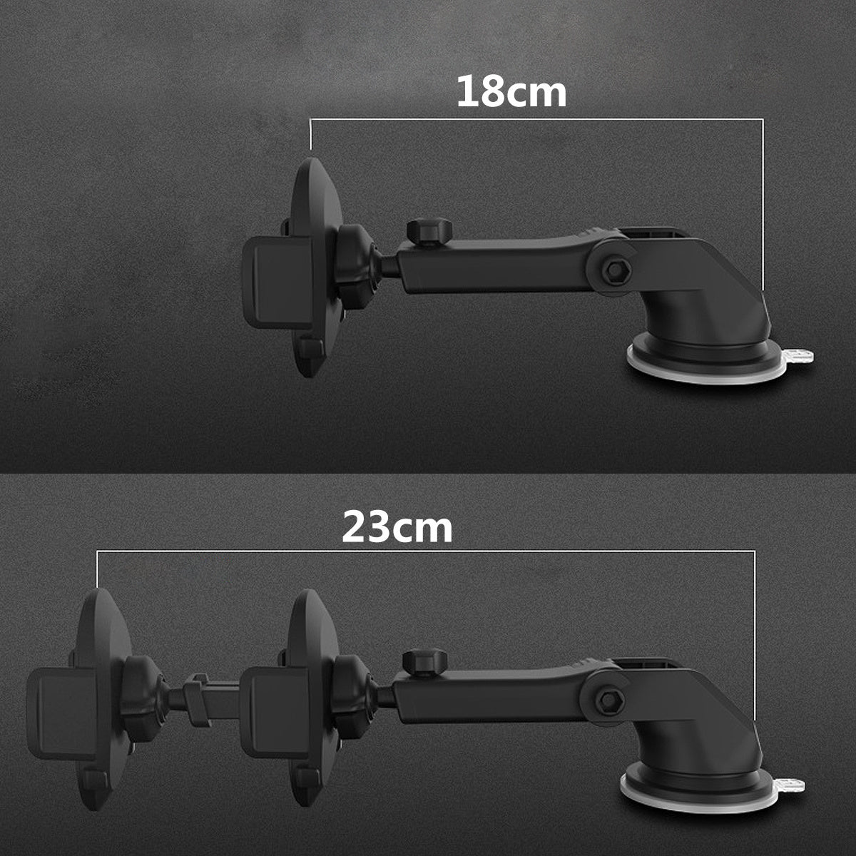 Car Phone Holder Long Rod Telescopic Car Dashboard Suction Cup Type - Astoxia Official