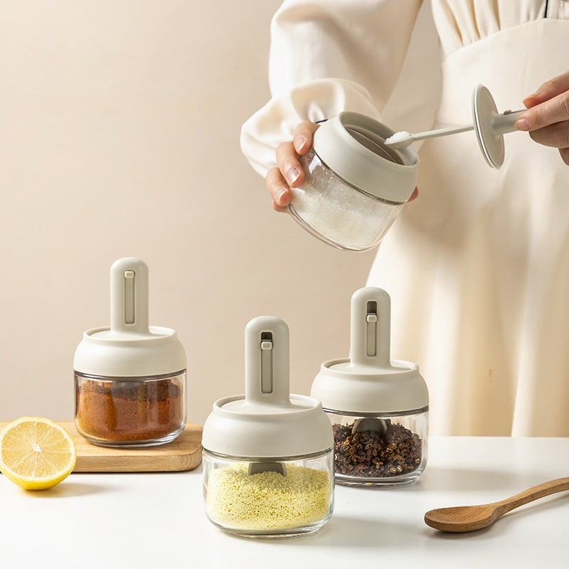 Telescopic Seasoning Glass Kitchen Spice Jar - Astoxia Official