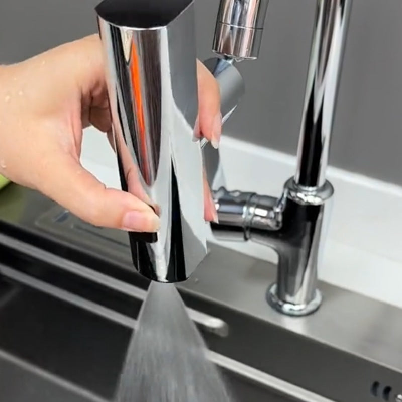 Kitchen Faucet Waterfall Outlet Splash Proof Universal Rotating Bubbler Multifunctional Water Nozzle Extension Kitchen Gadgets - Astoxia Official