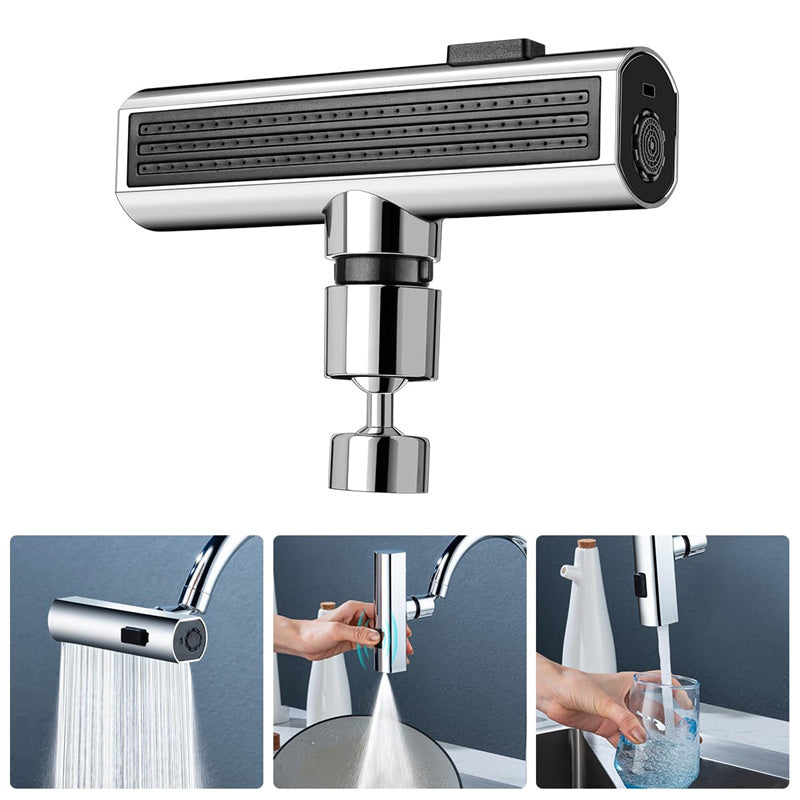 Kitchen Faucet Waterfall Outlet Splash Proof Universal Rotating Bubbler Multifunctional Water Nozzle Extension Kitchen Gadgets - Astoxia Official