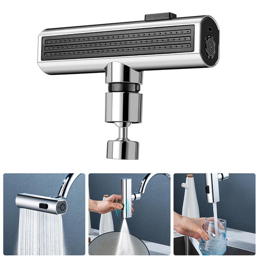 Kitchen Faucet Waterfall Outlet Splash Proof Universal Rotating Bubbler Multifunctional Water Nozzle Extension Kitchen Gadgets - Astoxia Official