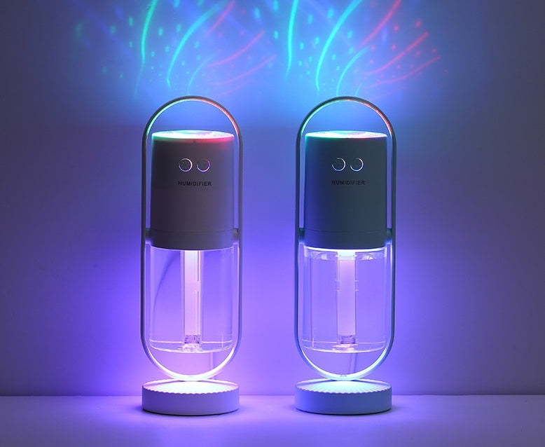 Magic Shadow USB Air Humidifier For Home With Projection Night Lights Ultrasonic Car Mist Maker Mini Office Air Purifier - Astoxia Official