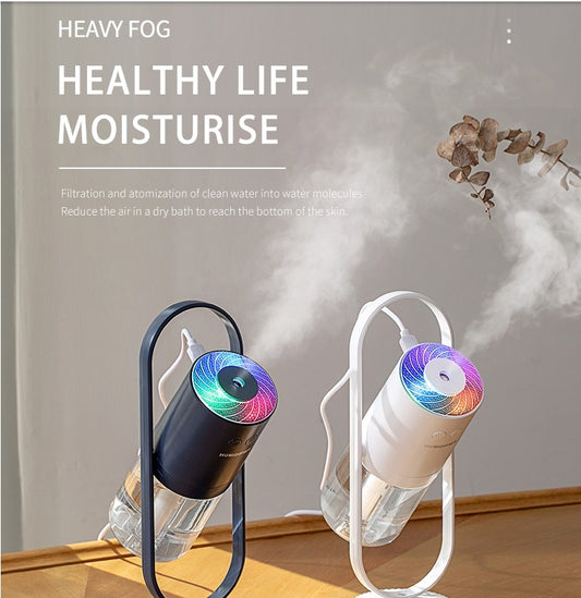 Magic Shadow USB Air Humidifier For Home With Projection Night Lights Ultrasonic Car Mist Maker Mini Office Air Purifier - Astoxia Official