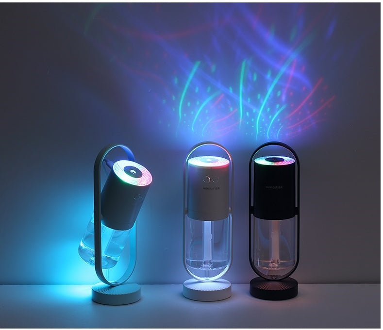 Magic Shadow USB Air Humidifier For Home With Projection Night Lights Ultrasonic Car Mist Maker Mini Office Air Purifier - Astoxia Official