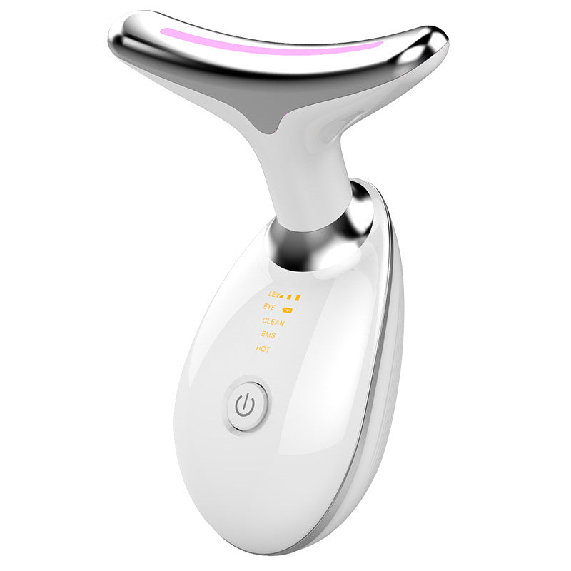 EMS Thermal Neck Lifting And Tighten Massager Electric Microcurrent Wrinkle Remover - Astoxia Official
