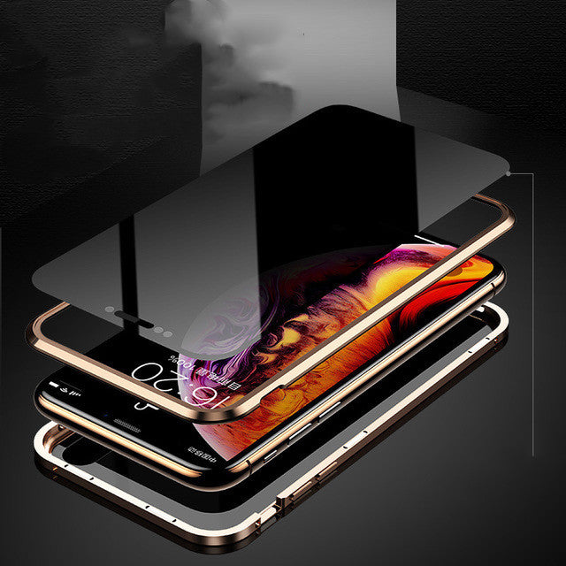Phone Case Anti-peep Magnetic Protective Shell Magnetic Privacy Glass Case For Phone - Astoxia Official