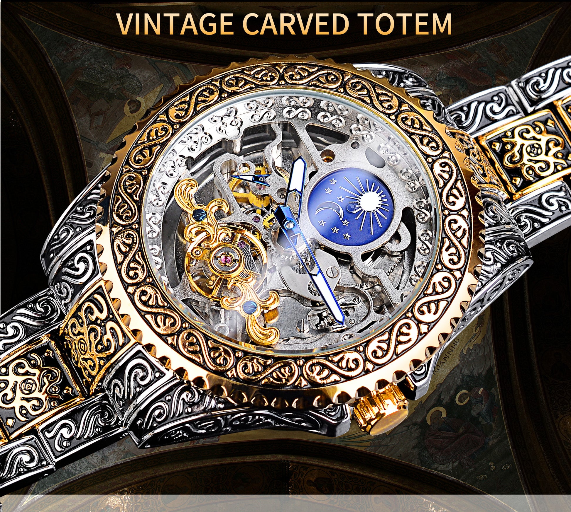 Zychron™ Sovereign Tourbillon Carved Skeleton Watch (Limited Edition) - Astoxia Official