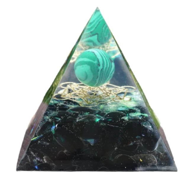 Pyramid Decoration Natural Crystal Gravel Energy Tower - Astoxia Official