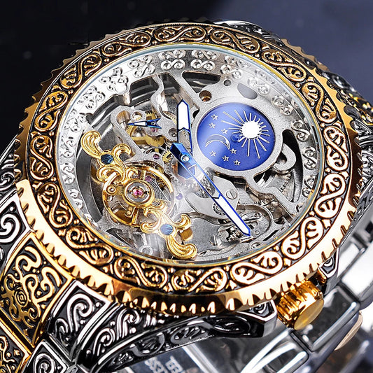 Zychron™ Sovereign Tourbillon Carved Skeleton Watch (Limited Edition) - Astoxia Official
