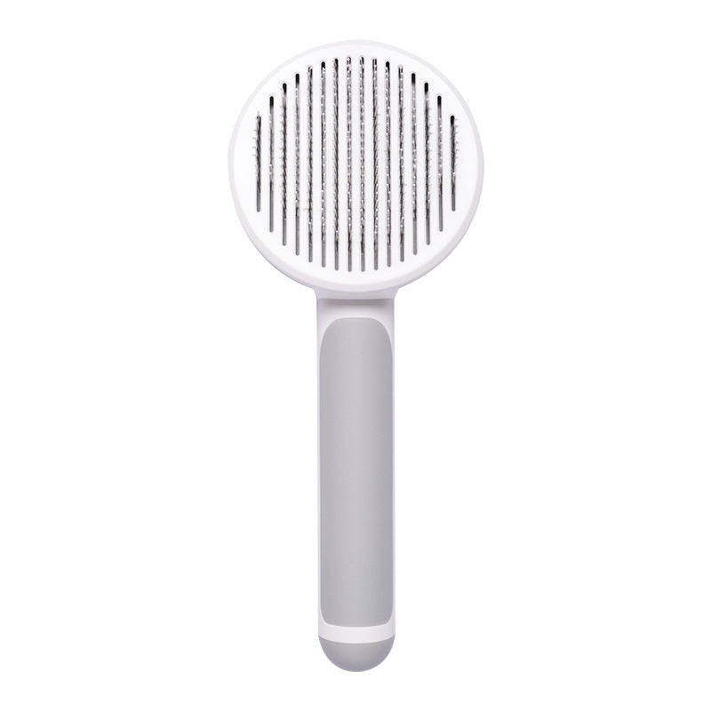 New Pet Cat Brush Hot Selling Hand-held Steel Wire Self-cleaning Comb Looper For Hair Removal - Astoxia Official