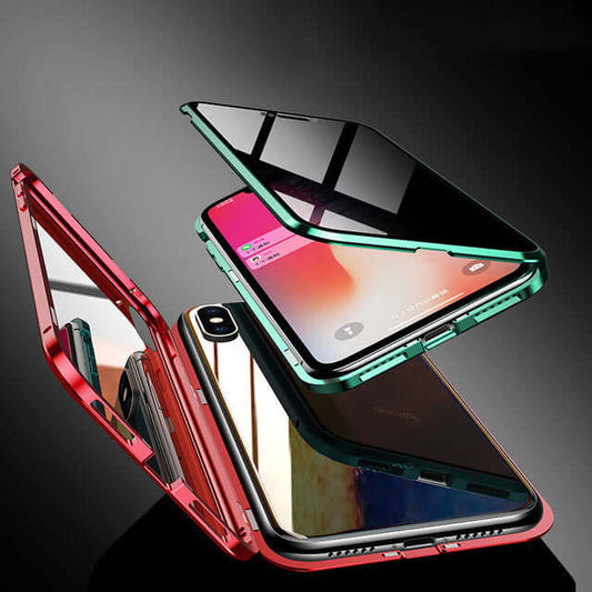 Phone Case Anti-peep Magnetic Protective Shell Magnetic Privacy Glass Case For Phone - Astoxia Official