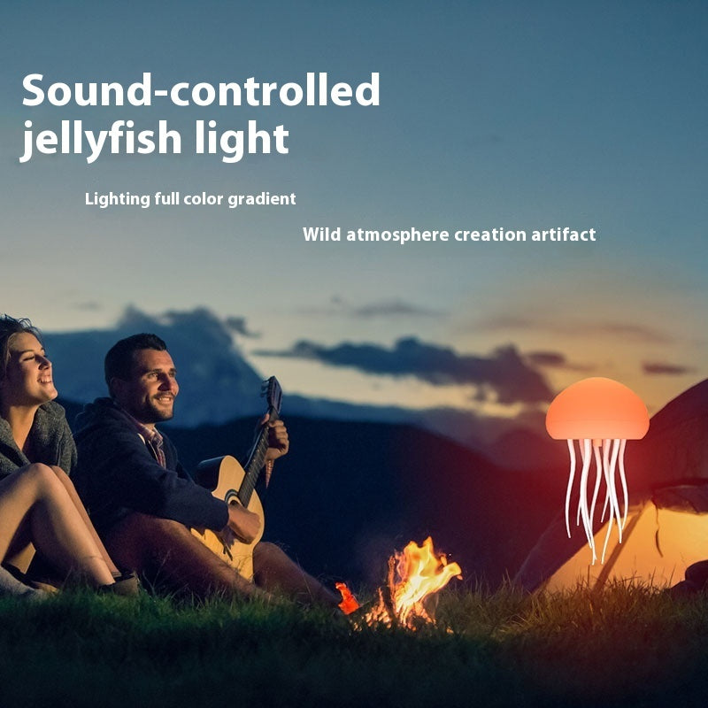 Jellyfish Mood Lamp LED Jellyfish Night Light Portable Jellyfish Lamp Jellyfish Decorations Smart Table Lamp For Bedside Desk - Astoxia Official