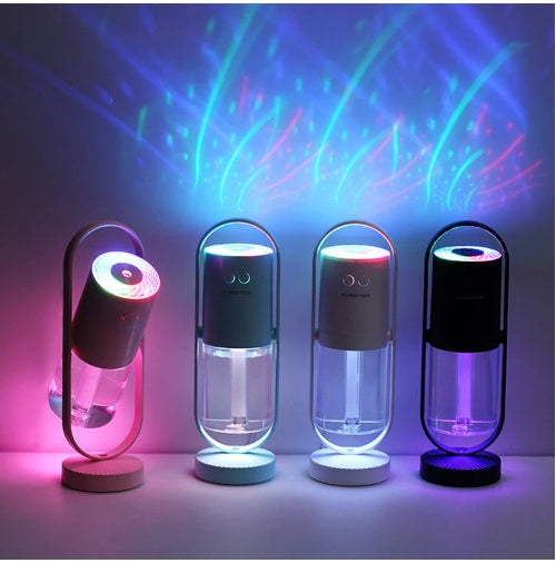 Magic Shadow USB Air Humidifier For Home With Projection Night Lights Ultrasonic Car Mist Maker Mini Office Air Purifier - Astoxia Official