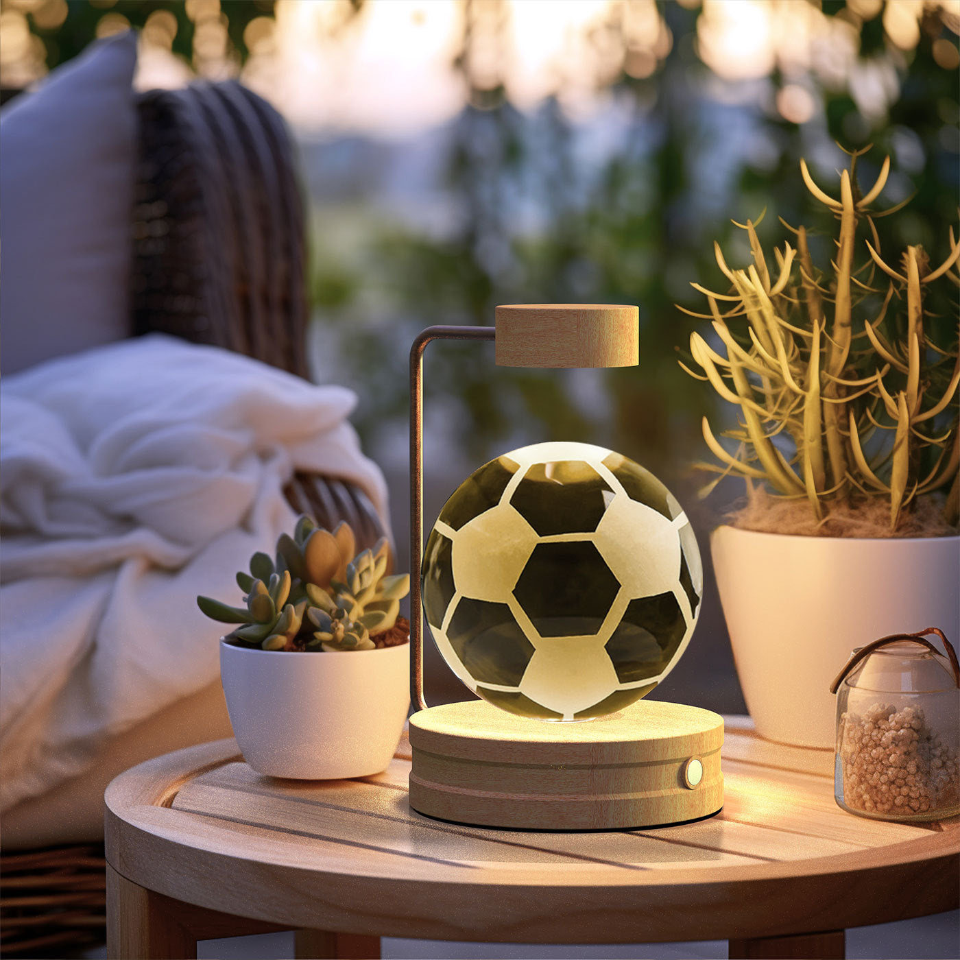 Crystal Ball Cosmic Dinosaur Indoor Night Light USB Power Warm Bedside Light Birthday Gift Night Lamp - Astoxia Official