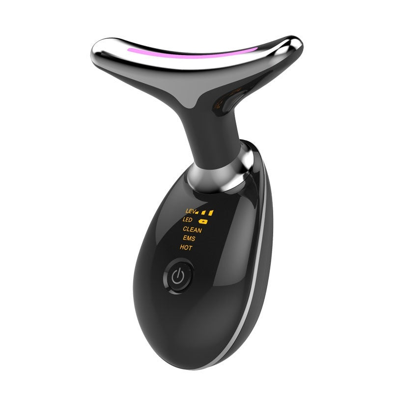 EMS Thermal Neck Lifting And Tighten Massager Electric Microcurrent Wrinkle Remover - Astoxia Official