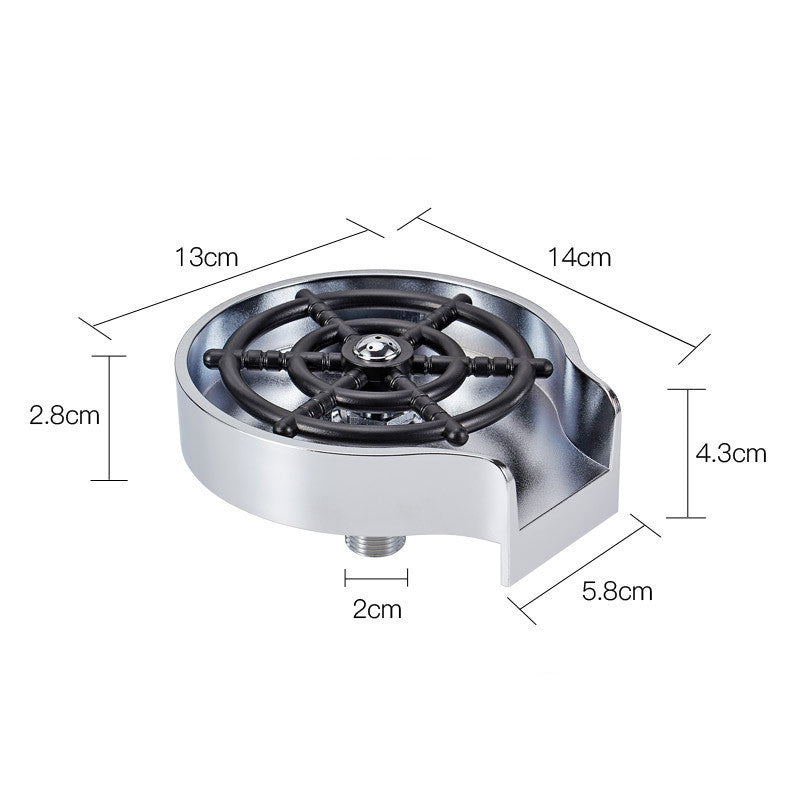 Bar Counter Cup Washer Sink High-pressure Spray Automatic Faucet Coffee Pitcher Wash Cup Tool Kitchen - Astoxia Official