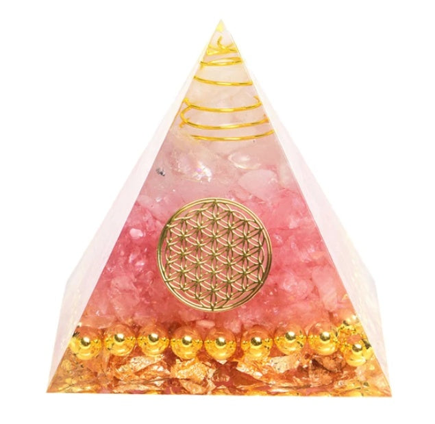 Pyramid Decoration Natural Crystal Gravel Energy Tower - Astoxia Official