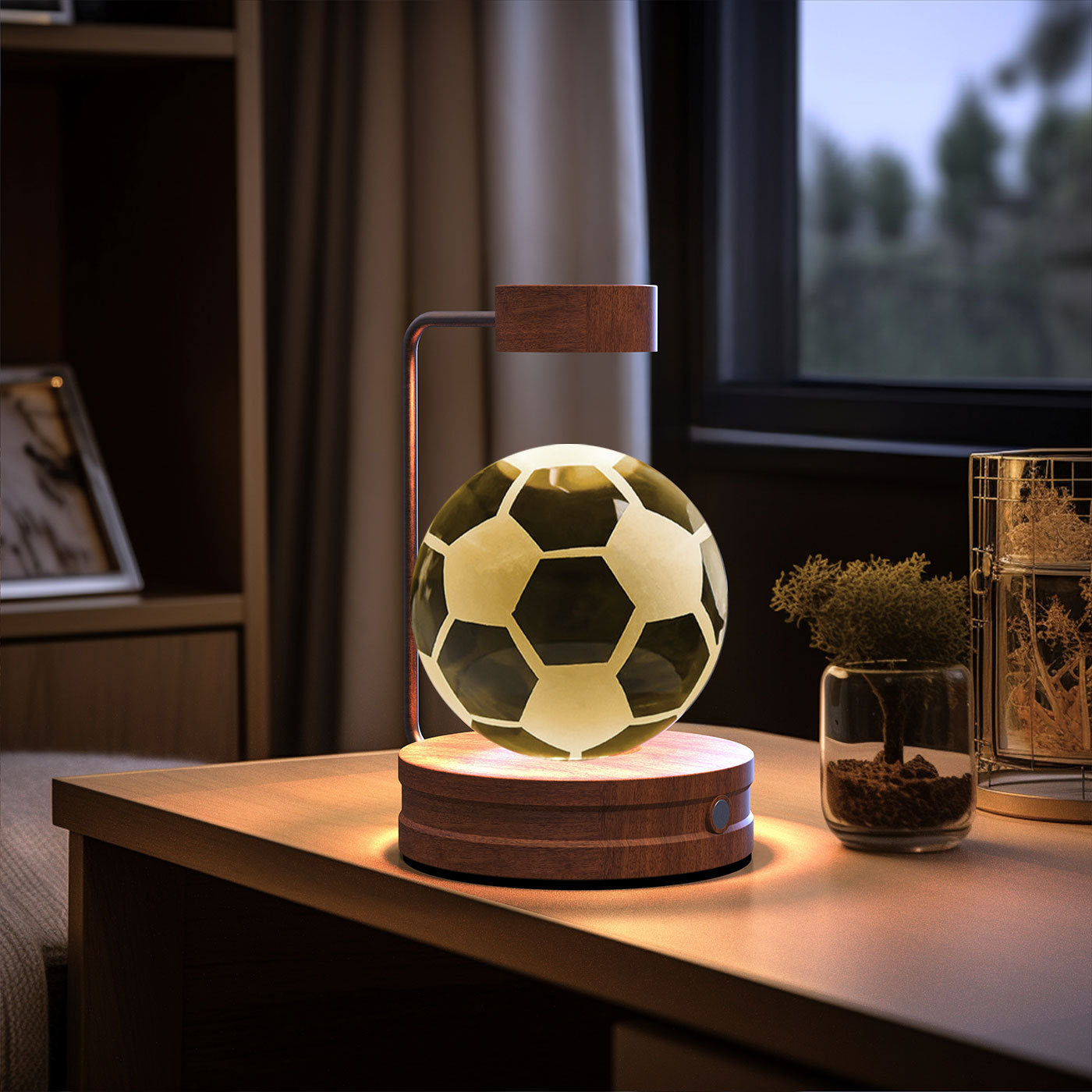 Crystal Ball Cosmic Dinosaur Indoor Night Light USB Power Warm Bedside Light Birthday Gift Night Lamp - Astoxia Official