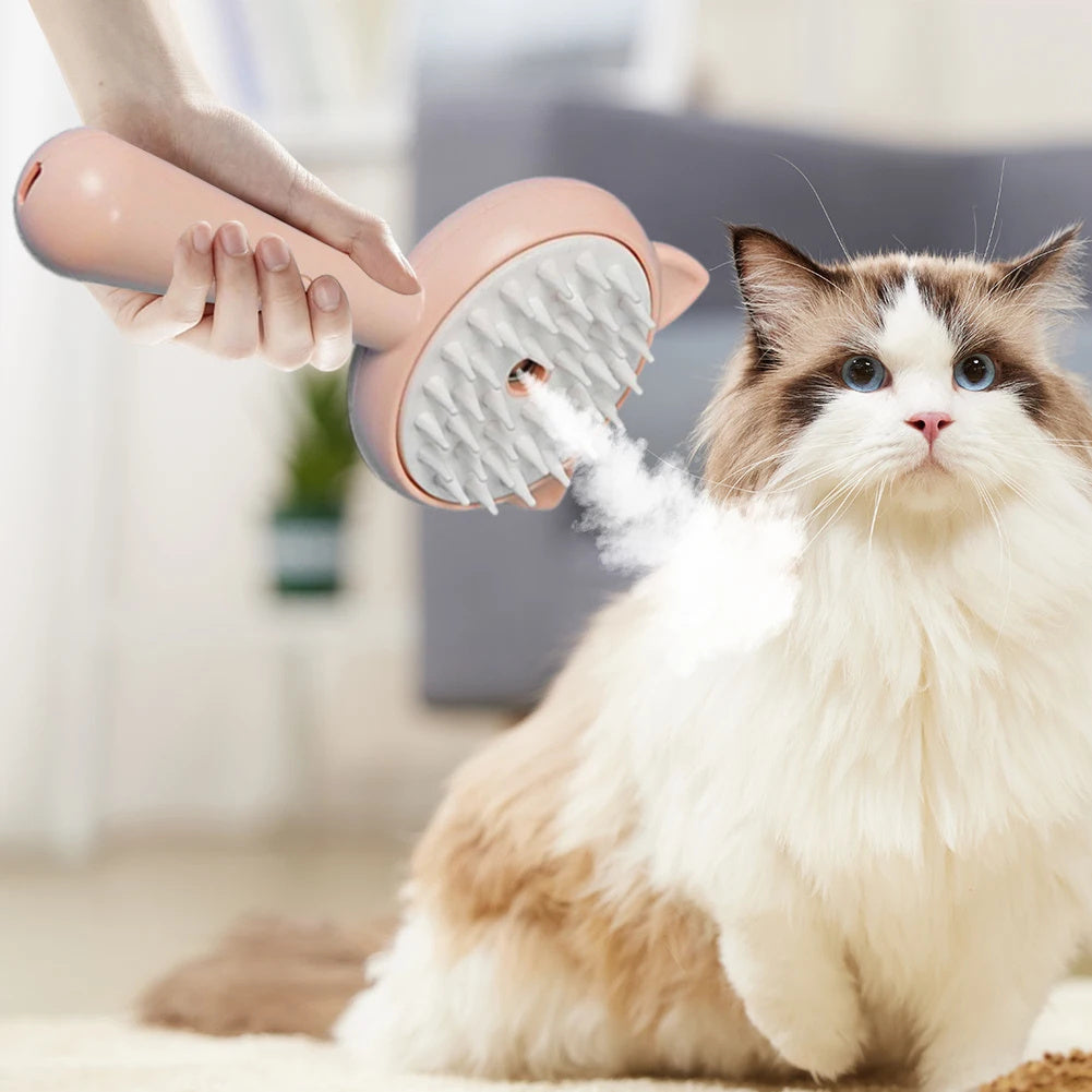 Hair Cleaning Brush With Mist Multifunctional Cat Grooming Brush Rechargeable Self Cleaning Slicker Brush For Pets Dogs & Catsb Pet Products - Astoxia Official