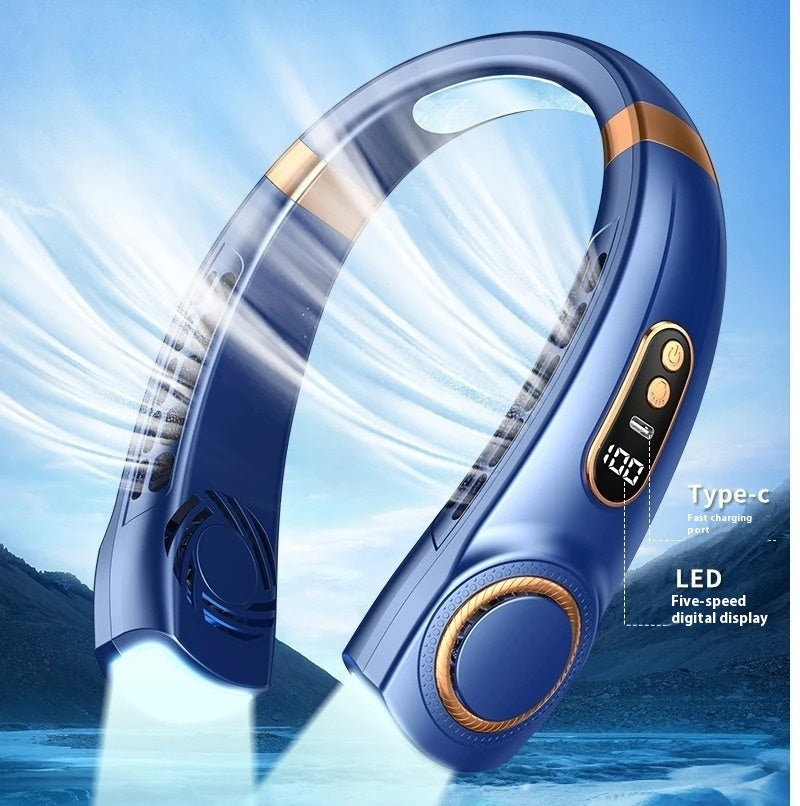Hanging Neck Mini Fan Portable USB Charging Silent - Astoxia Official