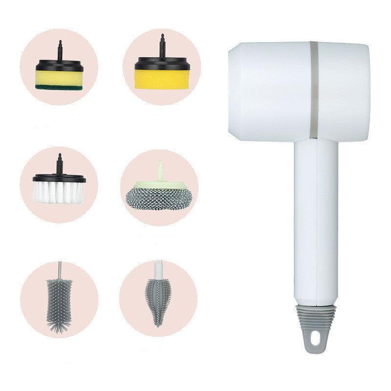 Electric Cleaning Brush Dishwashing Brush Automatic Wireless USB Rechargeable Professional Kitchen Bathtub Tile Cleaning Brushes - Astoxia Official