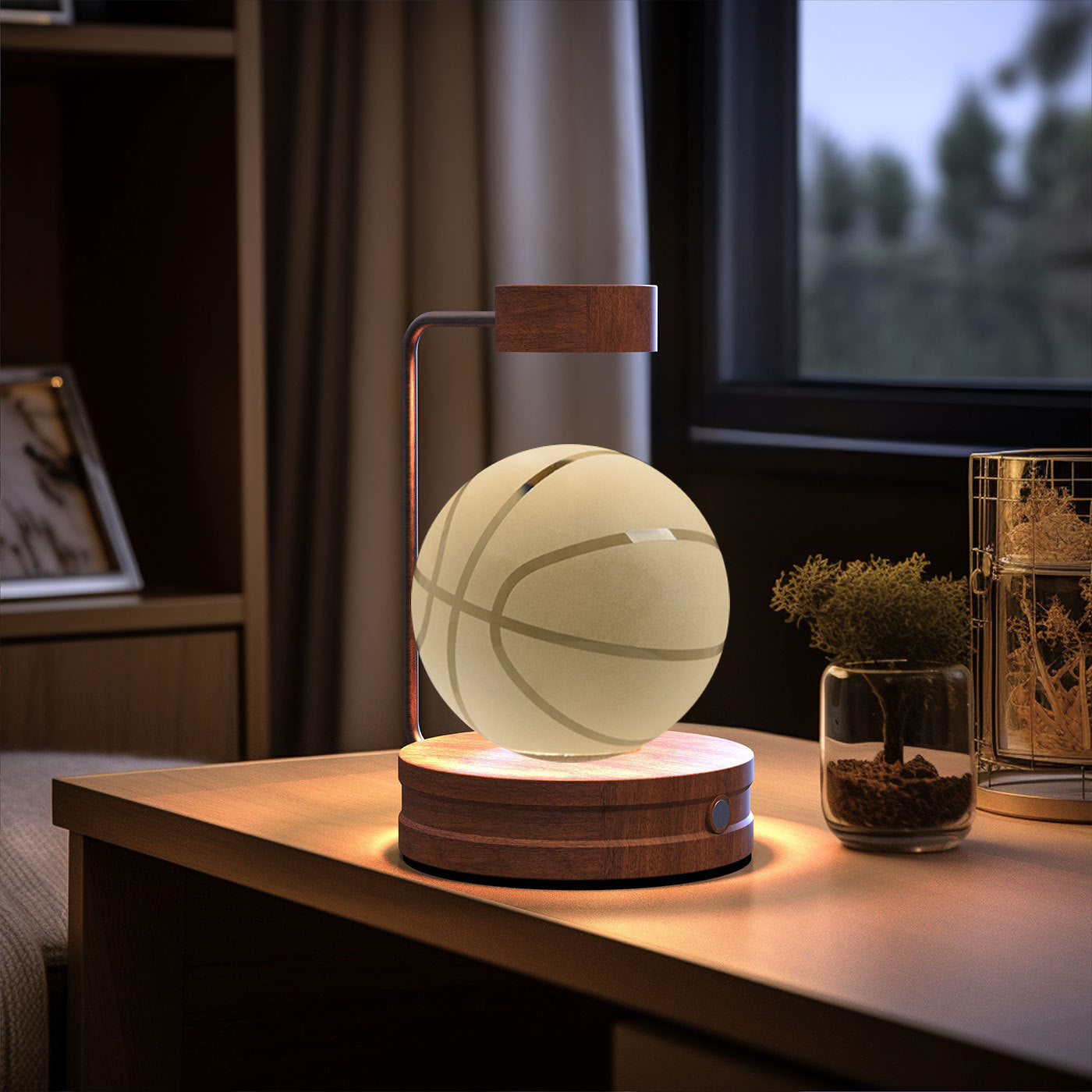Crystal Ball Cosmic Dinosaur Indoor Night Light USB Power Warm Bedside Light Birthday Gift Night Lamp - Astoxia Official