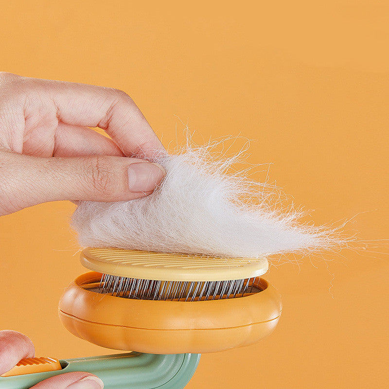 New Pet Cat Brush Hot Selling Hand-held Steel Wire Self-cleaning Comb Looper For Hair Removal - Astoxia Official