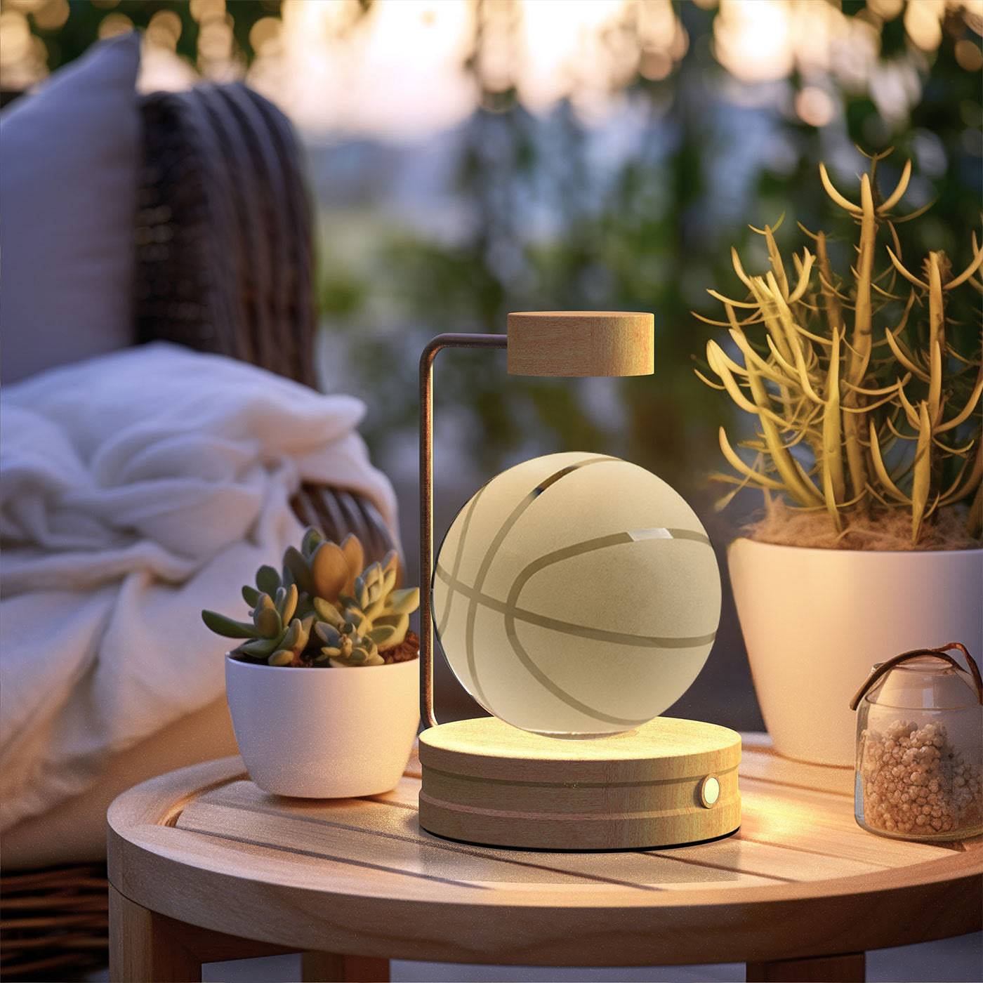 Crystal Ball Cosmic Dinosaur Indoor Night Light USB Power Warm Bedside Light Birthday Gift Night Lamp - Astoxia Official