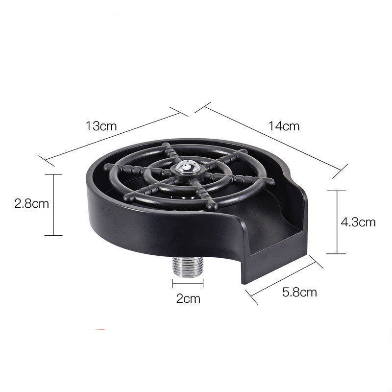 Bar Counter Cup Washer Sink High-pressure Spray Automatic Faucet Coffee Pitcher Wash Cup Tool Kitchen - Astoxia Official