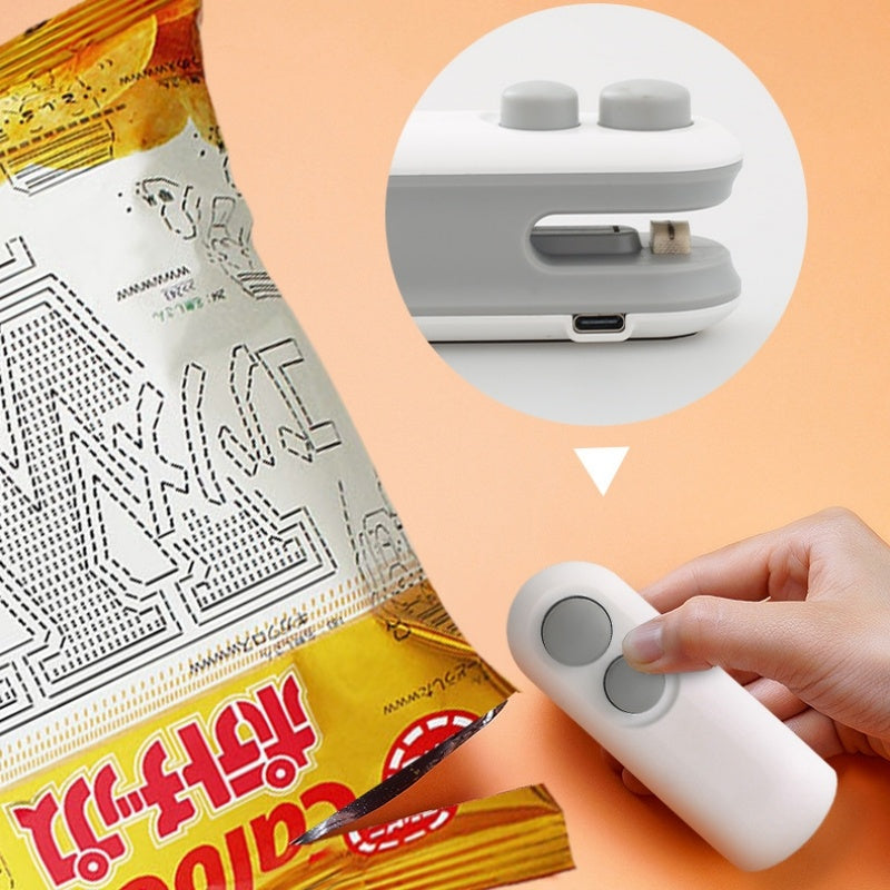 SealMate™ Mini Heat Sealer – USB Rechargeable Bag Resealer for Food Storage - Astoxia Official