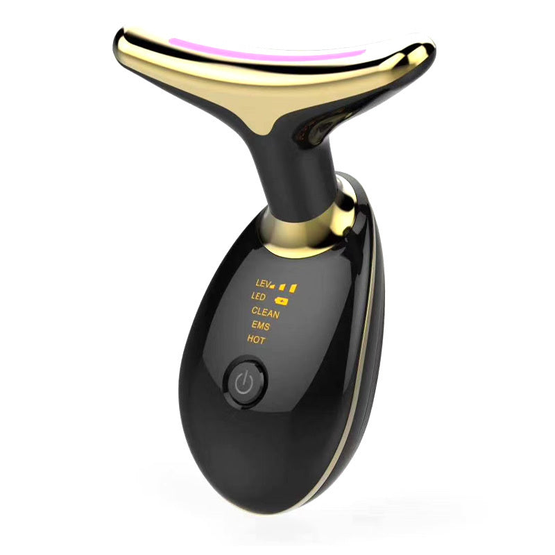 EMS Thermal Neck Lifting And Tighten Massager Electric Microcurrent Wrinkle Remover - Astoxia Official