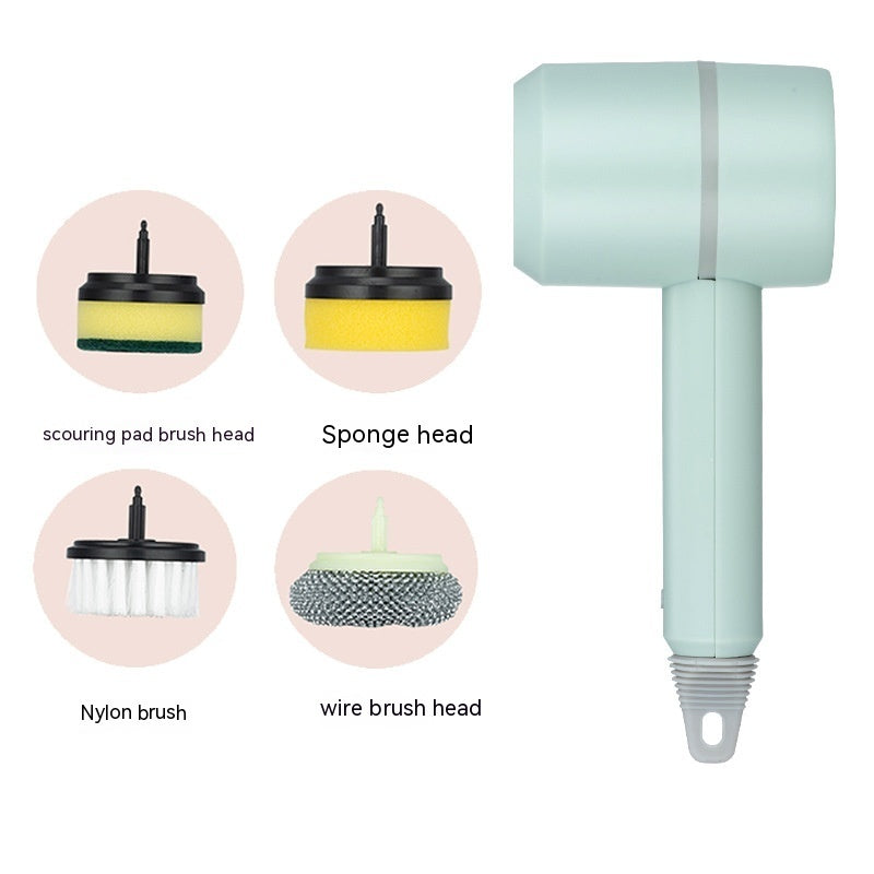 Electric Cleaning Brush Dishwashing Brush Automatic Wireless USB Rechargeable Professional Kitchen Bathtub Tile Cleaning Brushes - Astoxia Official