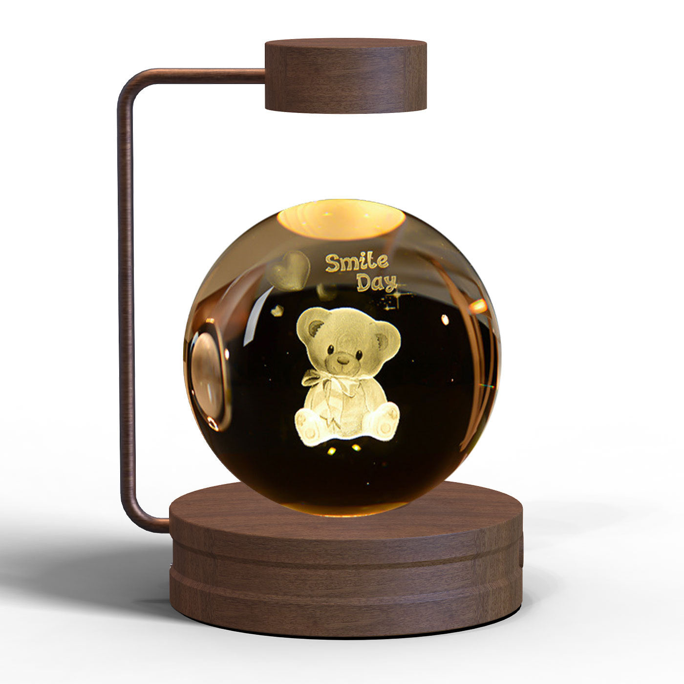 Crystal Ball Cosmic Dinosaur Indoor Night Light USB Power Warm Bedside Light Birthday Gift Night Lamp - Astoxia Official
