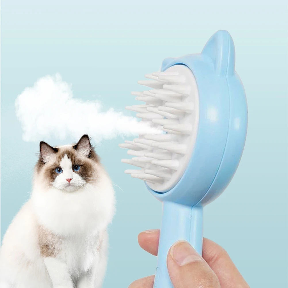 Hair Cleaning Brush With Mist Multifunctional Cat Grooming Brush Rechargeable Self Cleaning Slicker Brush For Pets Dogs & Catsb Pet Products - Astoxia Official