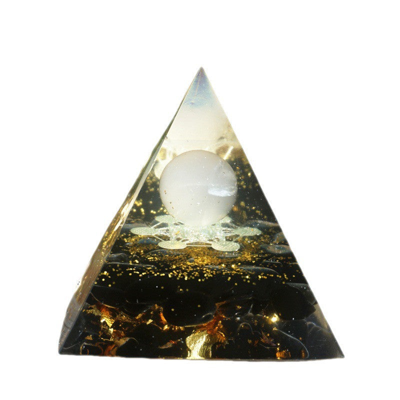 Pyramid Decoration Natural Crystal Gravel Energy Tower - Astoxia Official
