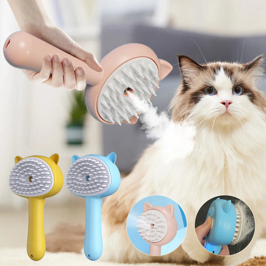 Hair Cleaning Brush With Mist Multifunctional Cat Grooming Brush Rechargeable Self Cleaning Slicker Brush For Pets Dogs & Catsb Pet Products - Astoxia Official