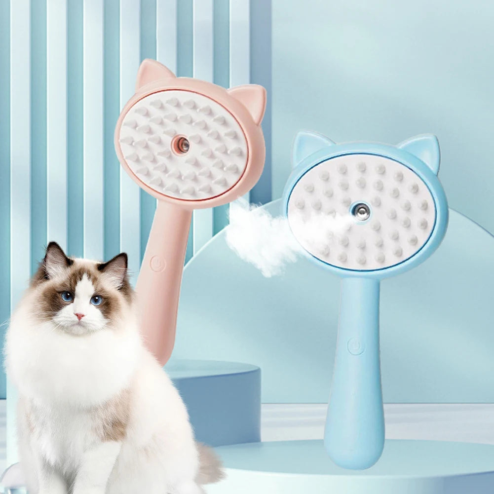 Hair Cleaning Brush With Mist Multifunctional Cat Grooming Brush Rechargeable Self Cleaning Slicker Brush For Pets Dogs & Catsb Pet Products - Astoxia Official