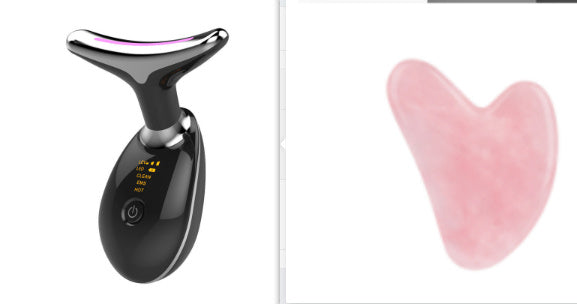 EMS Thermal Neck Lifting And Tighten Massager Electric Microcurrent Wrinkle Remover - Astoxia Official